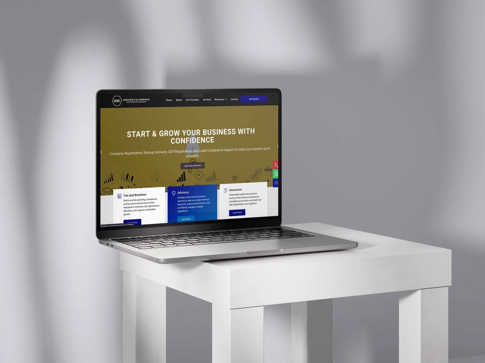 Grover S & Company website